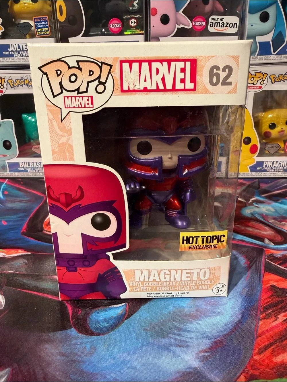 Funko Pop Magneto (Metallic) #62